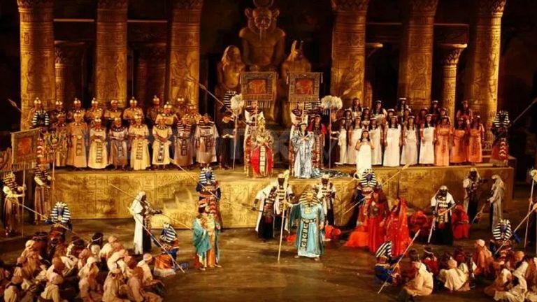 من عروض "أوبرا عايدة" السابقة - أرشيفية