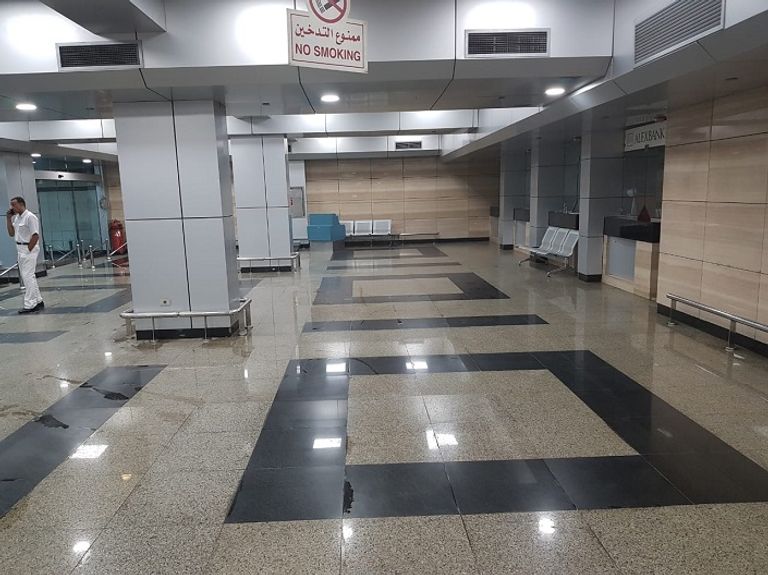 انتظام الحركة في مطار القاهرة الدولي