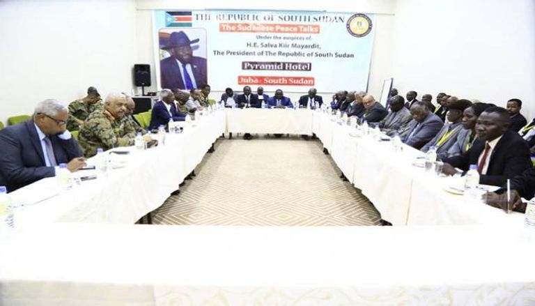 جانب من المفاوضات بين حكومة السودان والحركة الشعبية بجوبا جانب من المفاوضات بين حكومة السودان والحركة الشعبية بجوبا