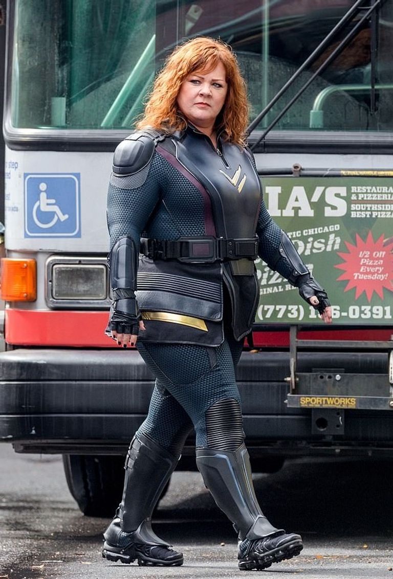 أوكتافيا سبنسر وميليسا مكارثي أثناء تصوير الفيلم