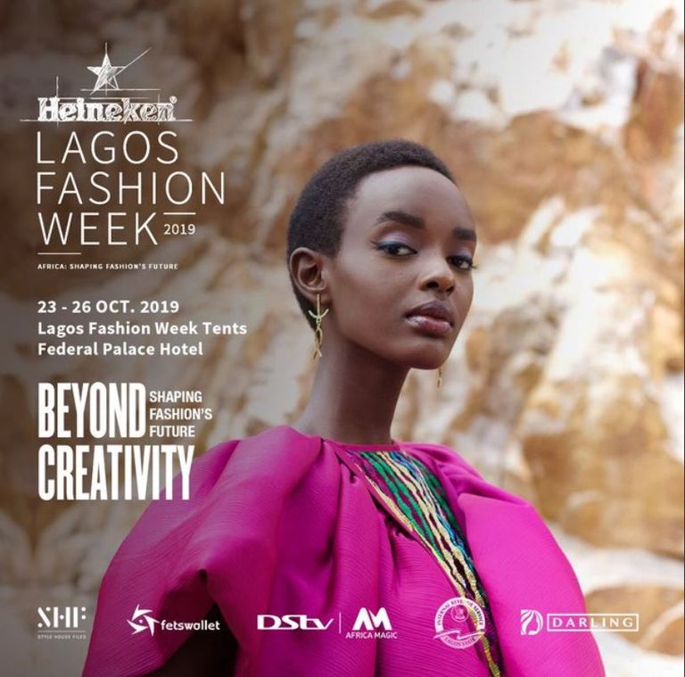 جانب من فعاليات أسبوع الموضة في لاجوس