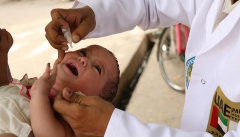 الإمارات أولت جهودا خاصة لمكافحة شلل الأطفال