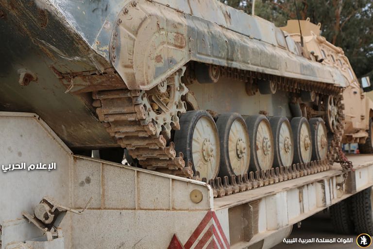 قوات المدفعية التابعة للجيش الليبي نشرتها شعبة الإعلام الحربي