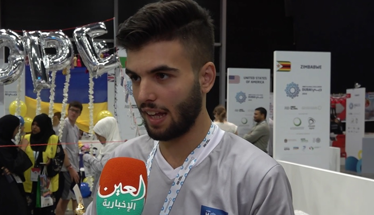 جانب من فعاليات بطولة العالم للروبوتات والذكاء الاصطناعي بدبي