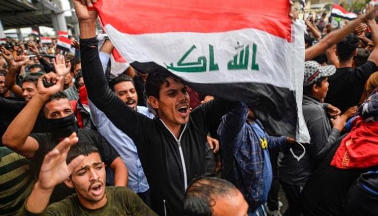 مظاهرات العراق تطالب بإنهاء نفوذ إيران