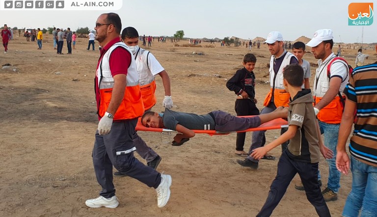 نقل أحد المصابين