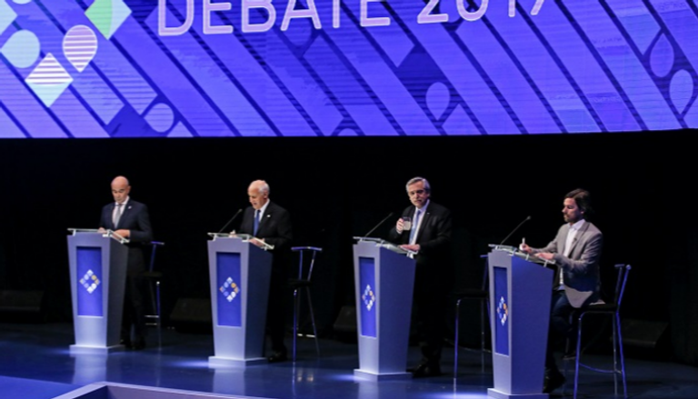 مناظرة بين 4 من مرشحي الرئاسة الأرجنتينية 