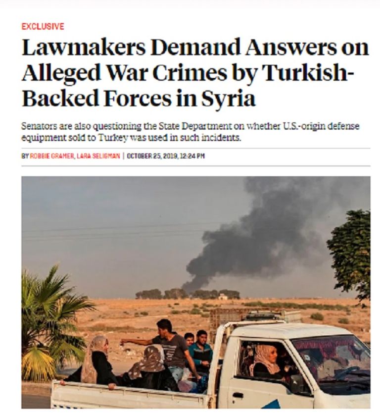 الدخان يتصاعد جراء القصف التركي شمالي سوريا