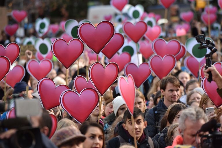 جانب من مظاهرات المناخ في كندا 