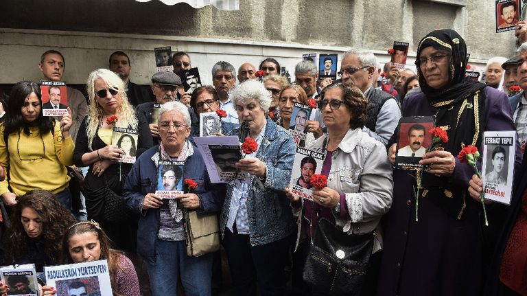 جانب من مظاهرة حركة أمهات السبت 