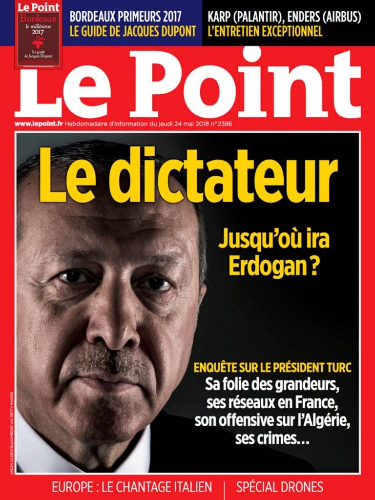 مجلة فرنسية تتحدى الرئيس التركي رجب طيب أردوغان