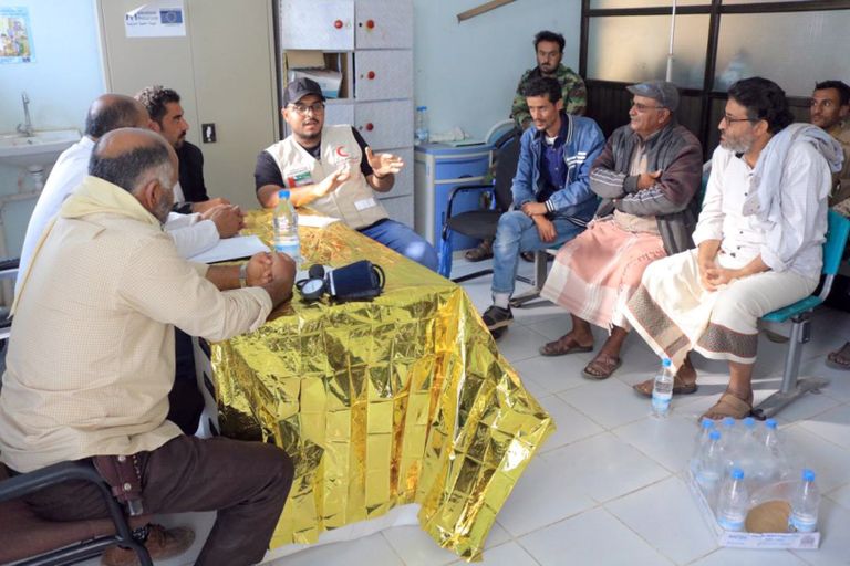 شحنة أدوية إماراتية لعلاج "الدفتيريا" في لحج اليمنية