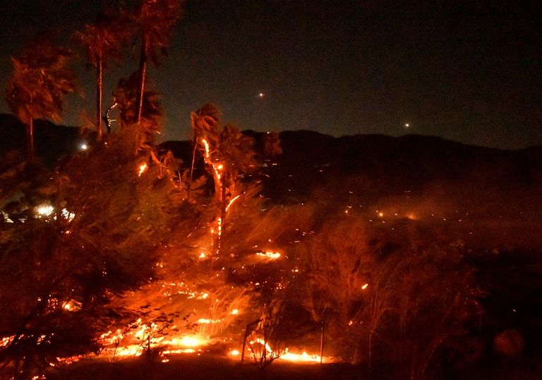 اندلاع حرائق شديدة في غابات كاليفورنيا