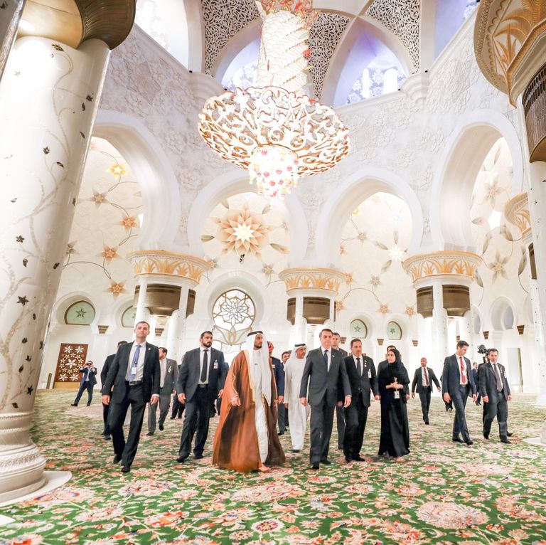 الشيخ محمد بن زايد آل نهيان والرئيس البرازيلي