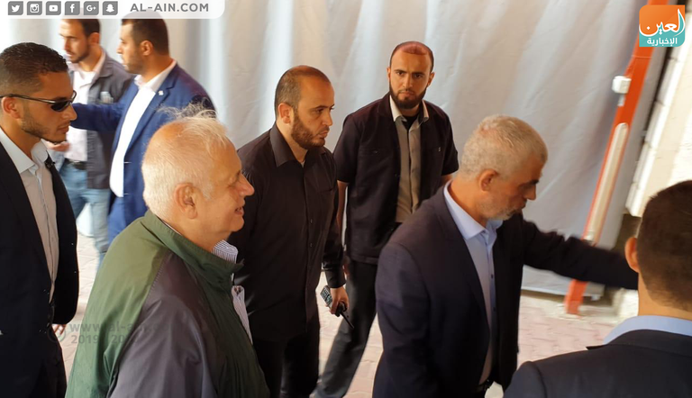 جانب من اجتماع هيئة الانتخابات الفلسطينية بقطاع غزة