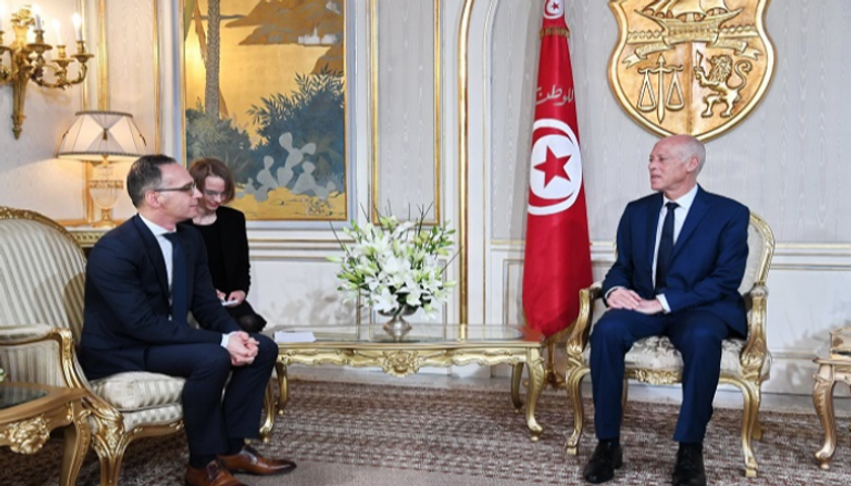 لقاء رئيس تونس بوزير خارجية ألمانيا