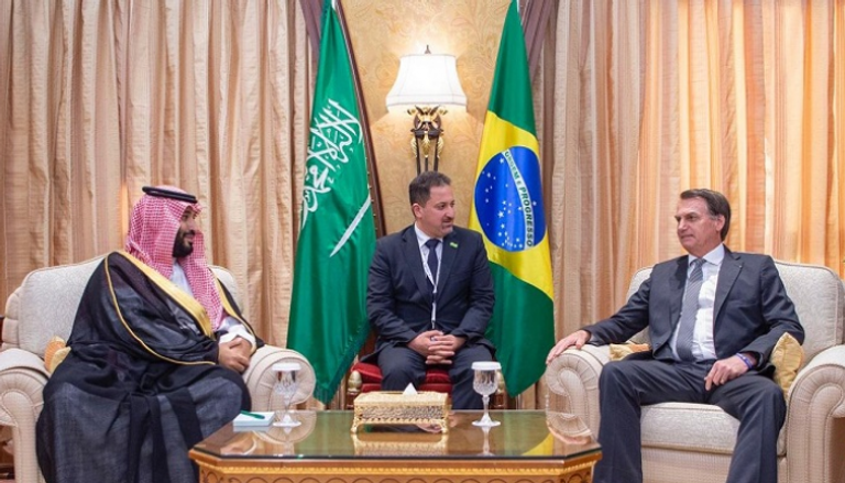 ولي العهد السعودي يلتقي رئيس جمهورية البرازيل الاتحادية 