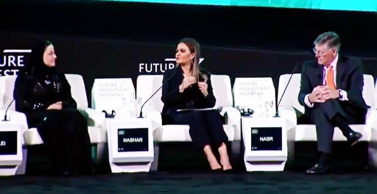 سحر نصر وزيرة الاستثمار والتعاون الدولي المصرية