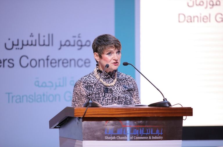 إحدى الجلسات الحوارية بمؤتمر الناشرين