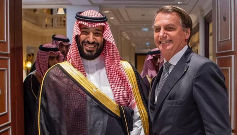 ولي العهد السعودي يلتقي رئيس جمهورية البرازيل الاتحادية