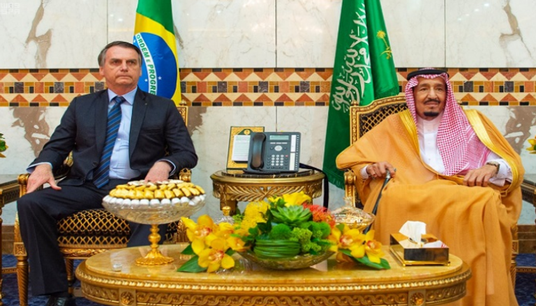 العاهل السعودي والرئيس البرازيلي