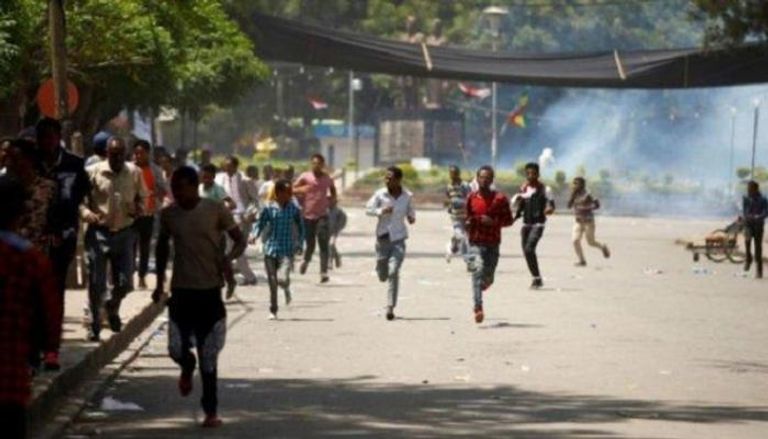 جانب من أعمال العنف في أوروميا -  أرشيفية
