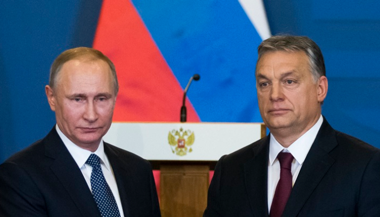 الرئيس الروسي ورئيس الوزراء المجري - أرشيفية