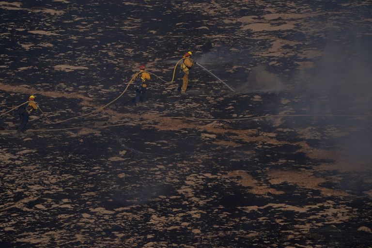 النيران أتت على 100 فدان في ريفرسايد كاونتي