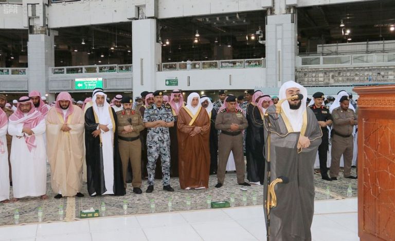 جانب من صلاة الاستسقاء التي شهدتها المملكة