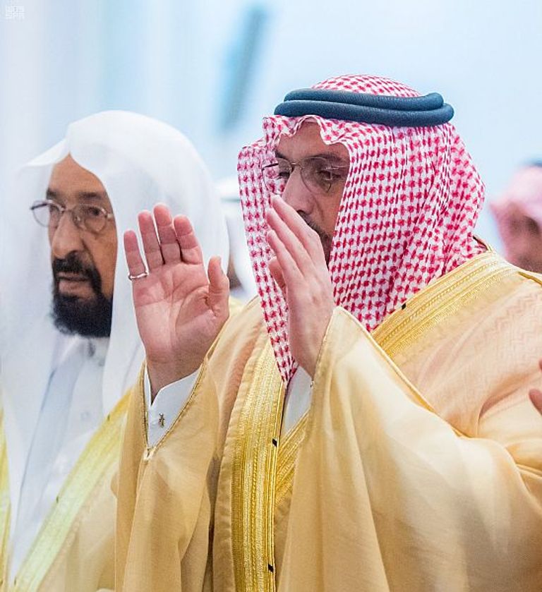 جانب من صلاة الاستسقاء التي شهدتها المملكة