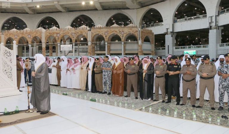 جانب من صلاة الاستسقاء التي شهدتها المملكة