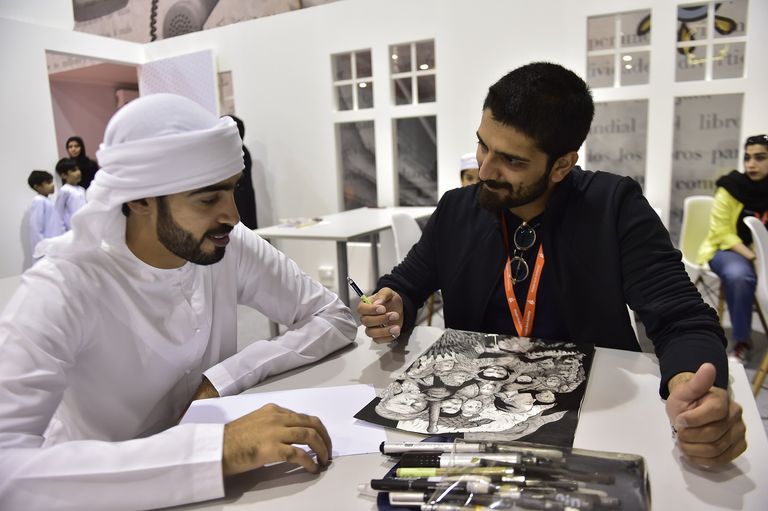 ورشة تفاعلية لتعليم فن الكوميكس في معرض الشارقة الدولي للكتاب