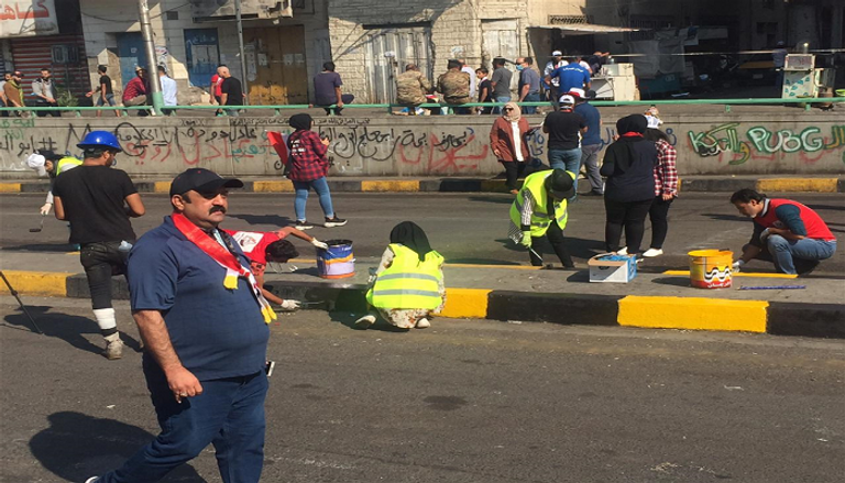 الشارع العراقي يرفض التدخل الإيراني 