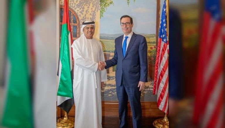 الإمارات وأمريكا تبحثان تعزيز التعاون المالي 
