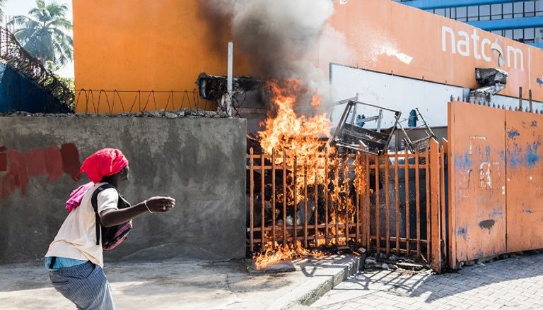 أعمال العنف في مظاهرات هايتي المنددة بالحكومة أعمال العنف في مظاهرات هايتي المنددة بالحكومة