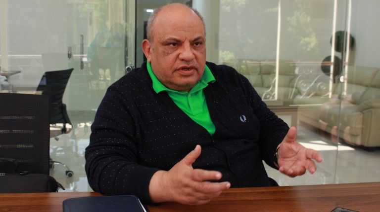 عاصم خليفة رئيس الاتحاد المصري الإسكواش كريم عبدالجواد ونور الشربيني