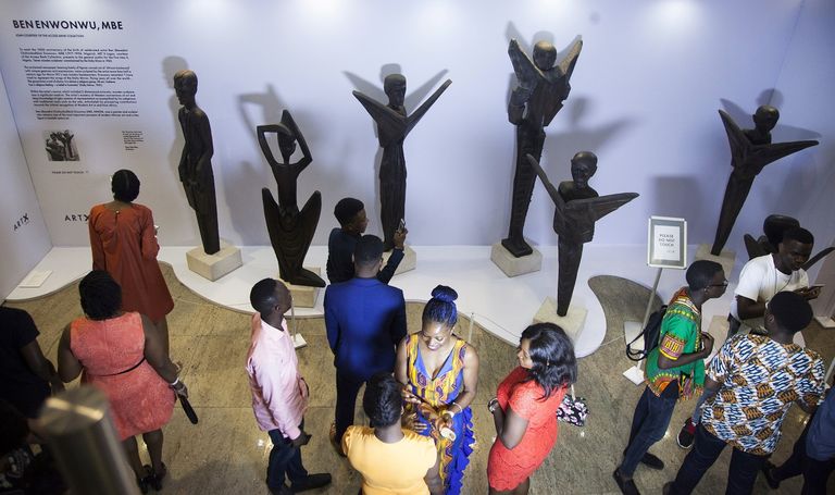 لوحة "توتو" للرسام النيجيري بن إنوونوو