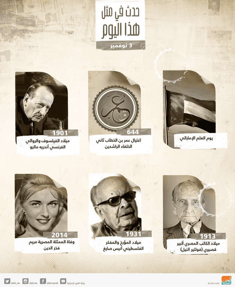 حدث في 3 نوفمبر