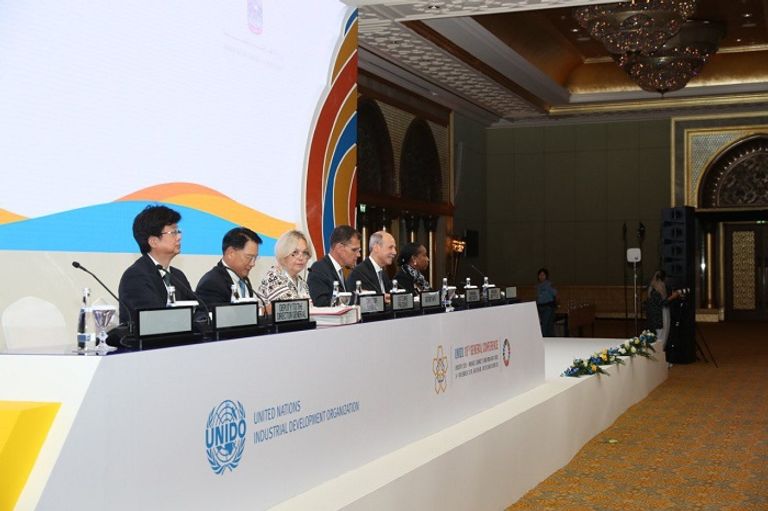  أعمال مؤتمر منظمة "اليونيدو" في أبوظبي
