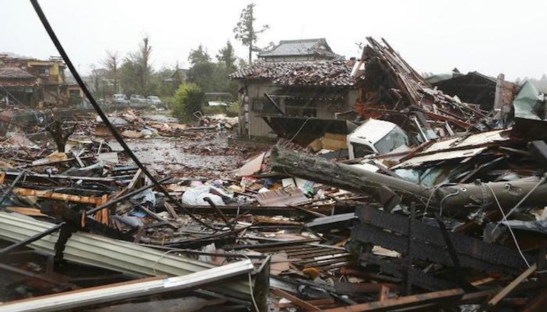 خسائر جراء إعصار ”هاجيبيس“ في اليابان