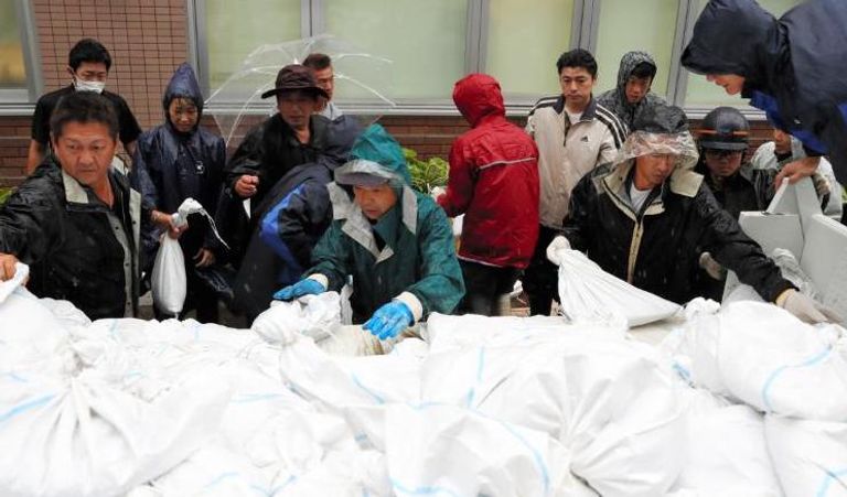 خسائر جراء إعصار ”هاجيبيس“ في اليابان