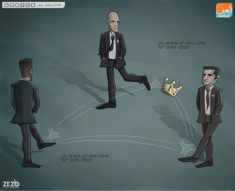 ريال مدريد وبرشلونة وأتلتيكو مدريد