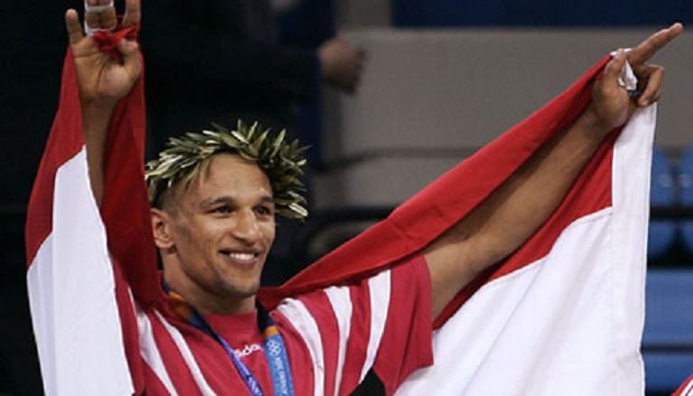 كرم جابر البطل الأولمبي في المصارعة الرومانية