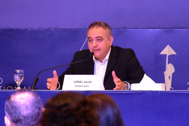 جانب من المؤتمر الصحفي للمهرجان