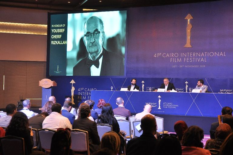 جانب من المؤتمر الصحفي للمهرجان