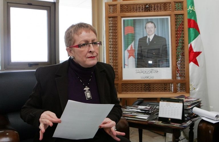 خليدة تومي وزيرة الثقافة الجزائرية السابقة - أرشيفية خليدة تومي وزيرة الثقافة الجزائرية السابقة- أرشيفية