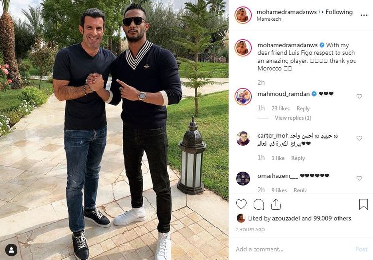 الممثل المصري محمد رمضان