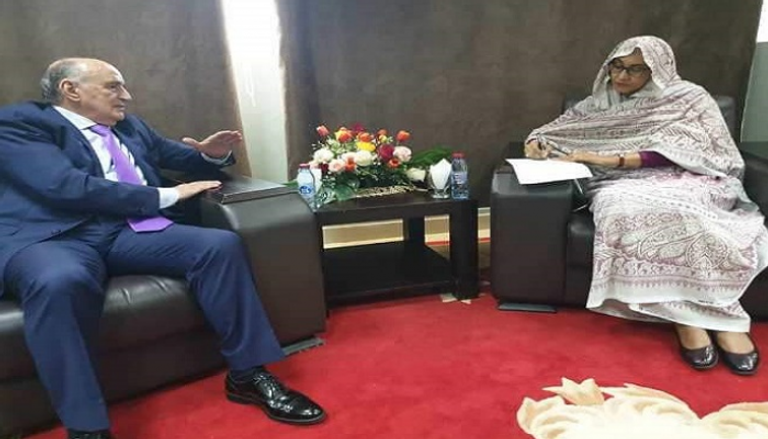  لقاء محمد بلعيش والوكيل المساعد بوزارة الخارجية السودانية