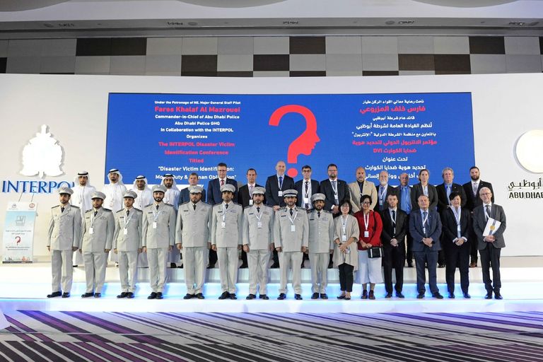 أبوظبي تستضيف مؤتمر الإنتربول الدولي لتحديد ضحايا الكوارث
