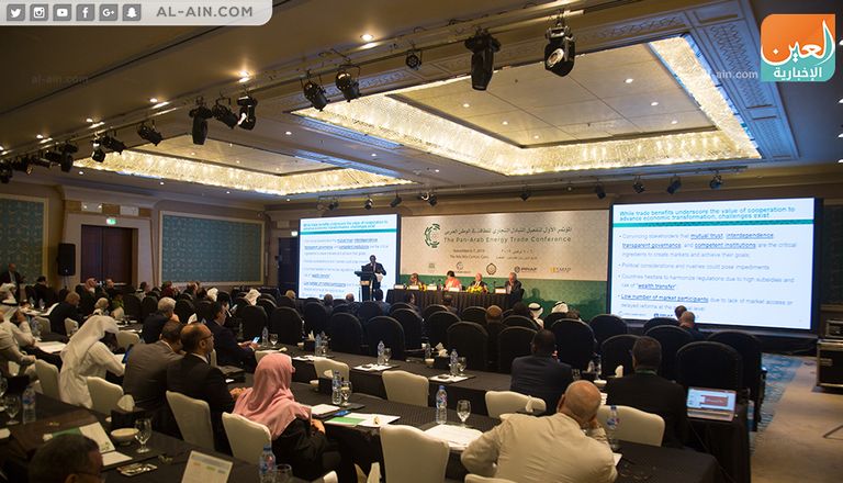 جانب من أعمال المؤتمر الأول للتبادل التجاري للطاقة في الوطن العربي 